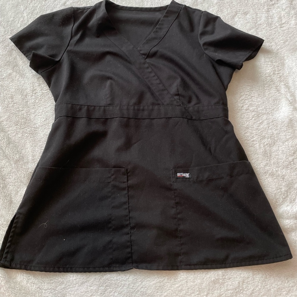 Black Grey’s Anatomy Scrub Top